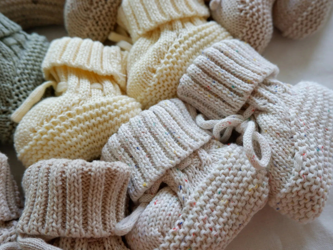 Gebreide Leren Babyslofjes voor Baby's - Warm, Comfortabel en Stijlvol in Diverse Maten 5