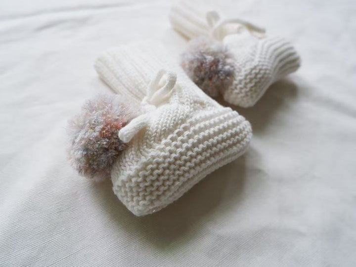 Gebreide Leren Babyslofjes voor Baby's - Warm, Comfortabel en Stijlvol in Diverse Maten 6