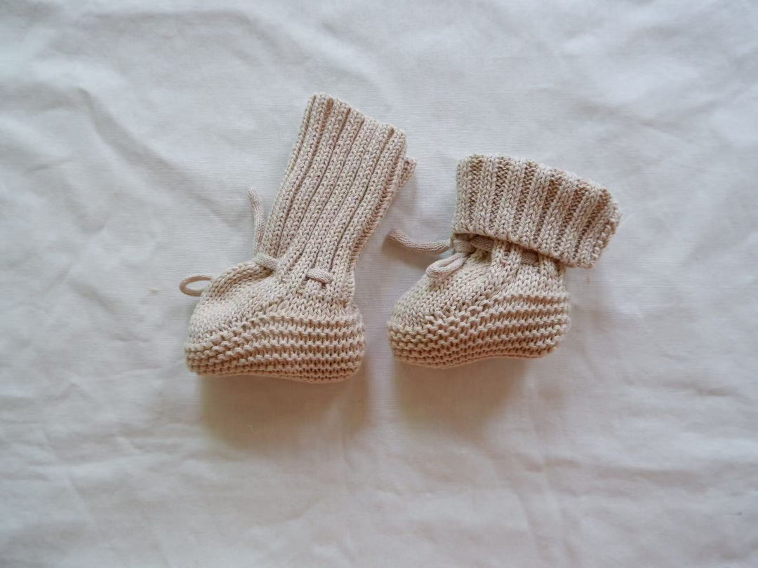 Gebreide Leren Babyslofjes voor Baby's - Warm, Comfortabel en Stijlvol in Diverse Maten 8