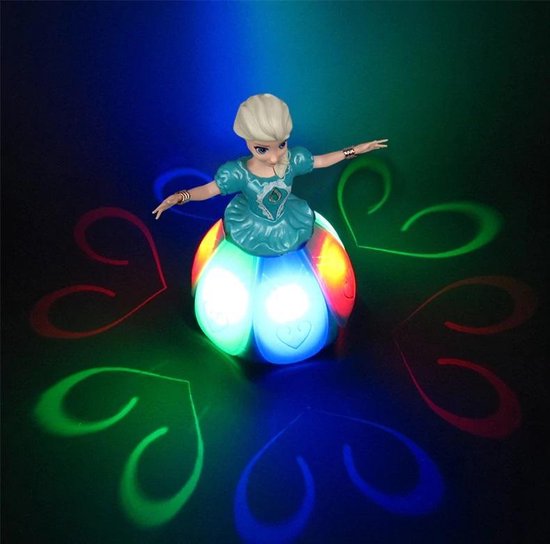 Girls' Interactive Dance Doll Light Music Magical ABS Plastic Toy 2