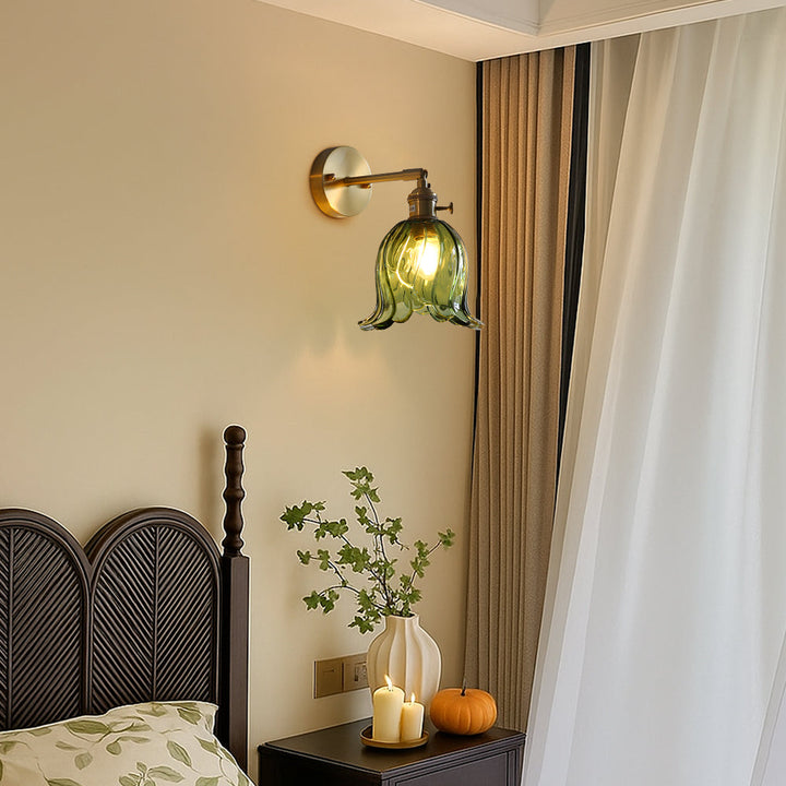 Glassora | Sleek Minimalist Flower Wall Lamp 5