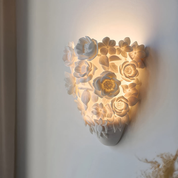 Glimora | Moden Ceramic Flower Wall Lamp 0