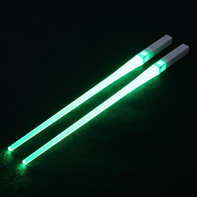 GlowBite™ – Rechargeable LED Chopsticks – Light Up Your Eating Fun 0
