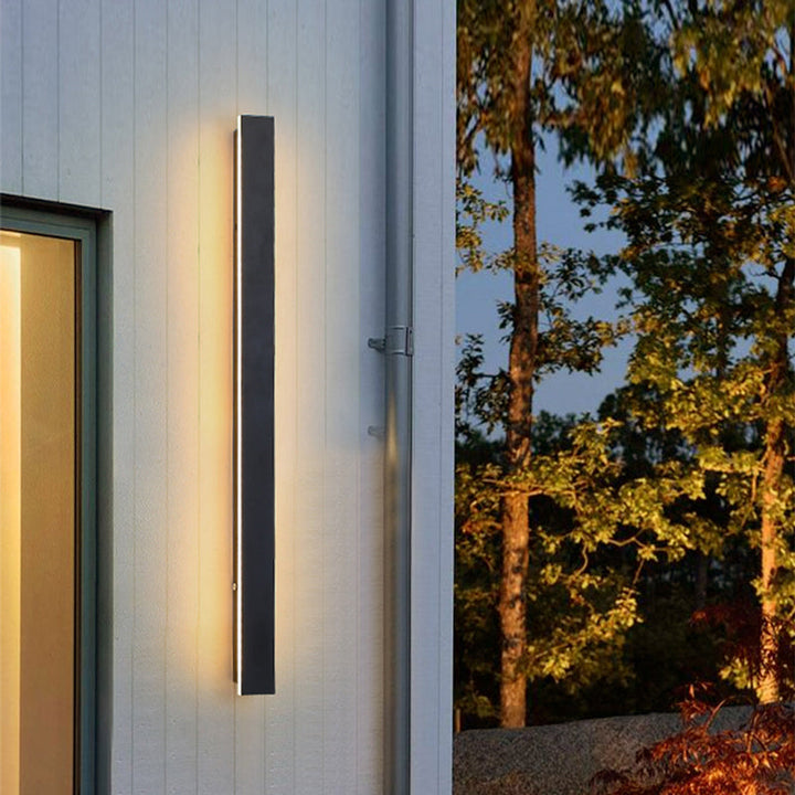 GlowEdge | Contemporary Exterior Wall Lamp with Energy-Efficient LED 8