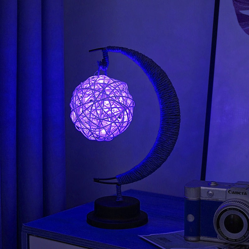 GlowLuna - Warm Glass Lunar Lamp 10