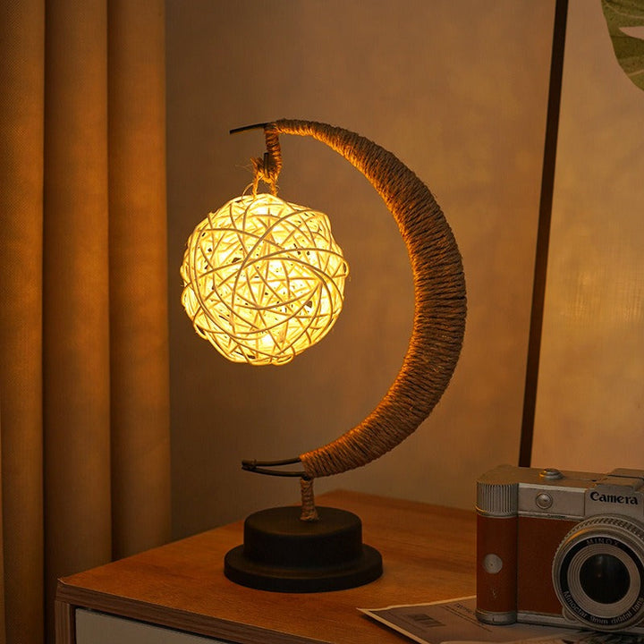 GlowLuna - Warm Glass Lunar Lamp 11