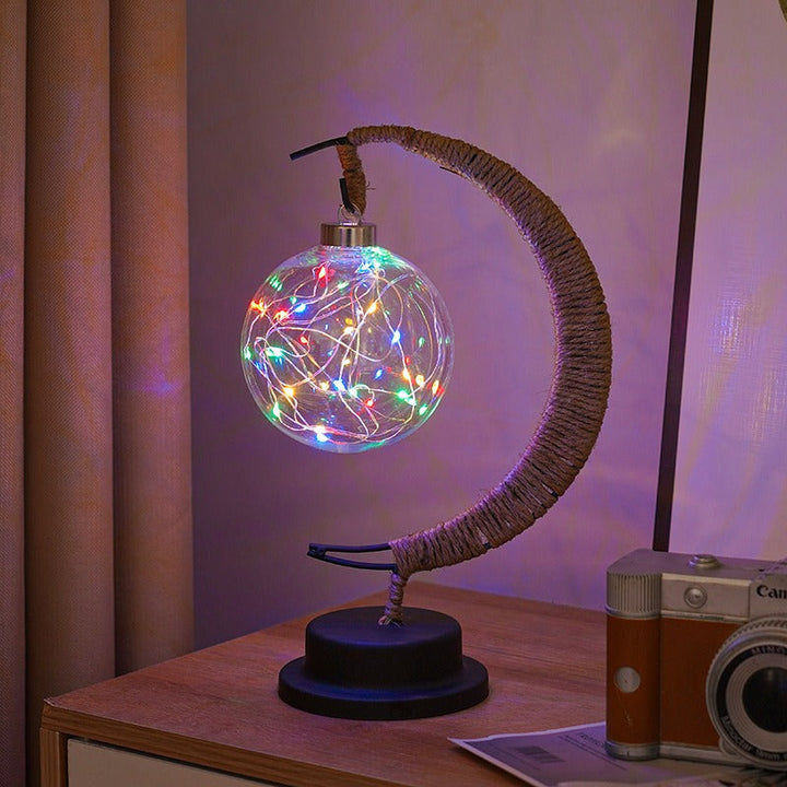 GlowLuna - Warm Glass Lunar Lamp 13