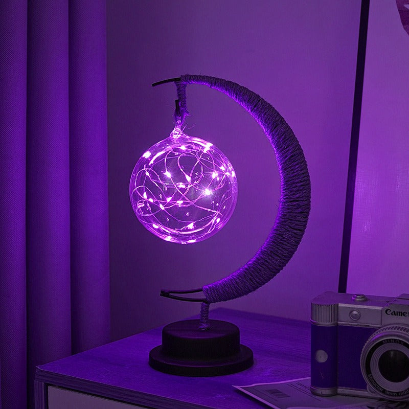 GlowLuna - Warm Glass Lunar Lamp 14
