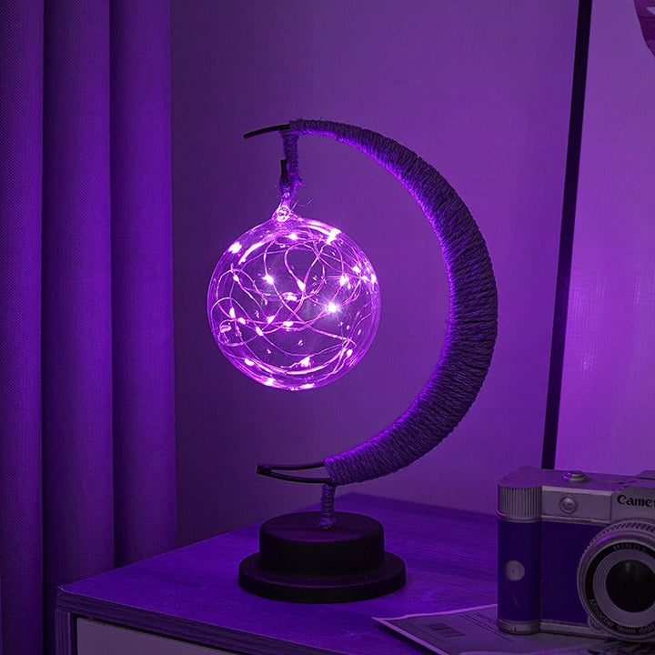 GlowLuna - Warm Glass Lunar Lamp 14