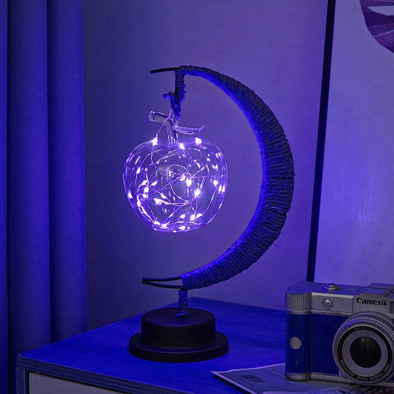 GlowLuna - Warm Glass Lunar Lamp 20