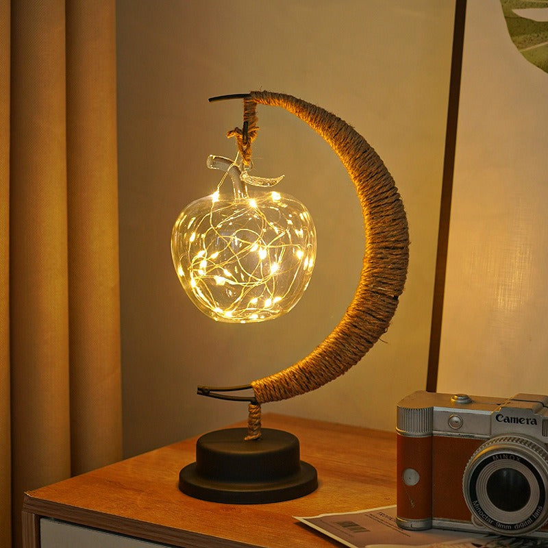 GlowLuna - Warm Glass Lunar Lamp 9