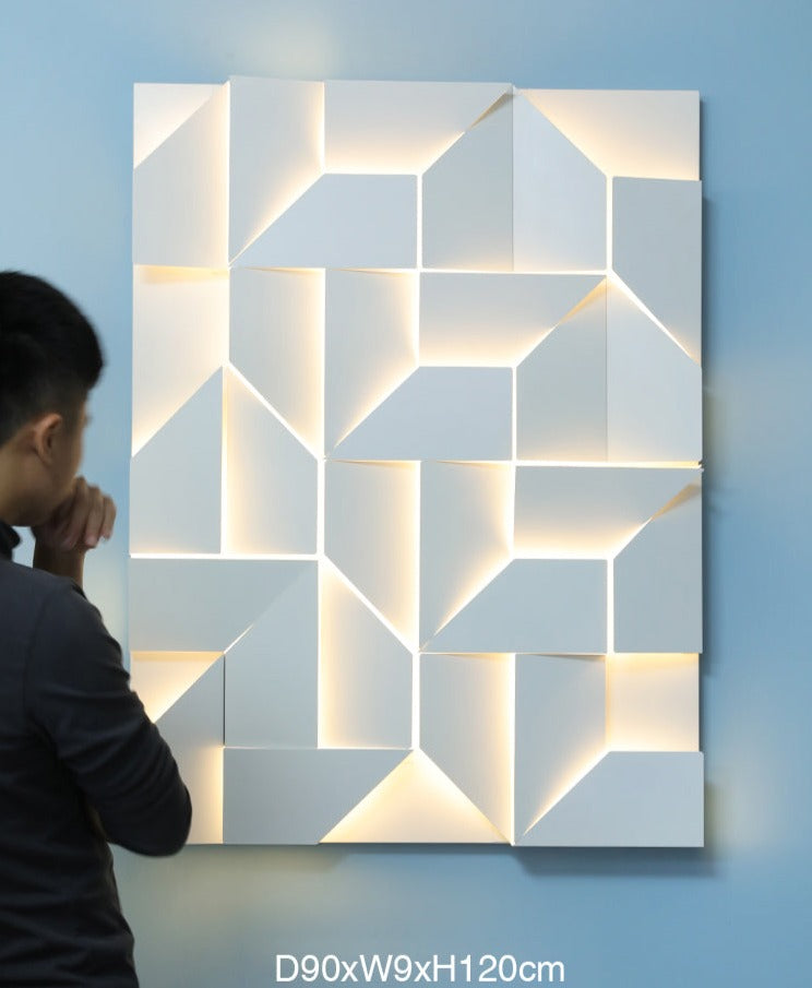 GlowVista – Modern 3D Wall Lamp for Breathtaking Visual Effects 1