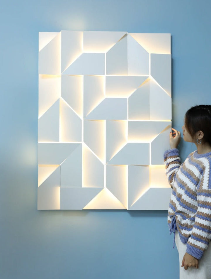 GlowVista – Modern 3D Wall Lamp for Breathtaking Visual Effects 4