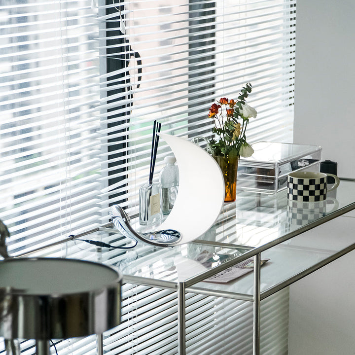 GraceGlow - Table Lamp with Elegant Swirls and Soft Glow 0