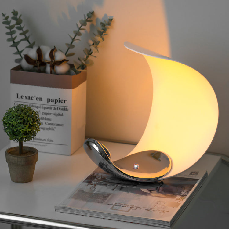 GraceGlow - Table Lamp with Elegant Swirls and Soft Glow 3