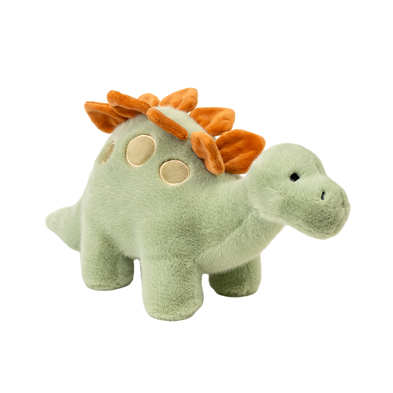 Green stegosaurus cuddly dinosaur 0