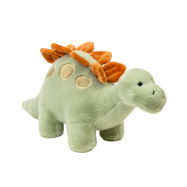Green stegosaurus cuddly dinosaur 0