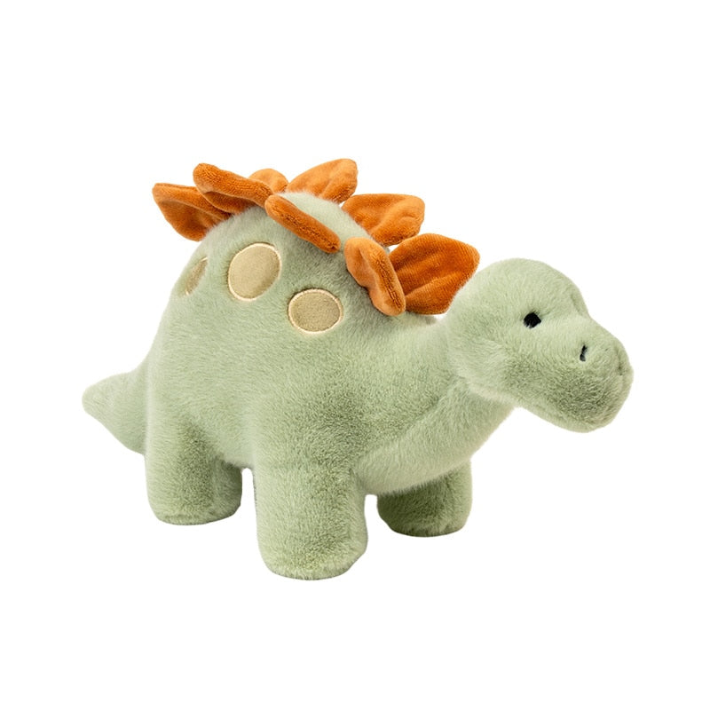 Green stegosaurus cuddly dinosaur 1