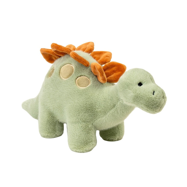 Green stegosaurus cuddly dinosaur 1