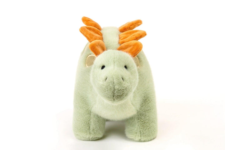 Green stegosaurus cuddly dinosaur 2