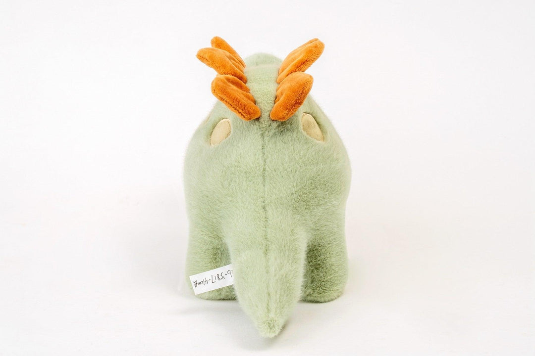 Green stegosaurus cuddly dinosaur 4