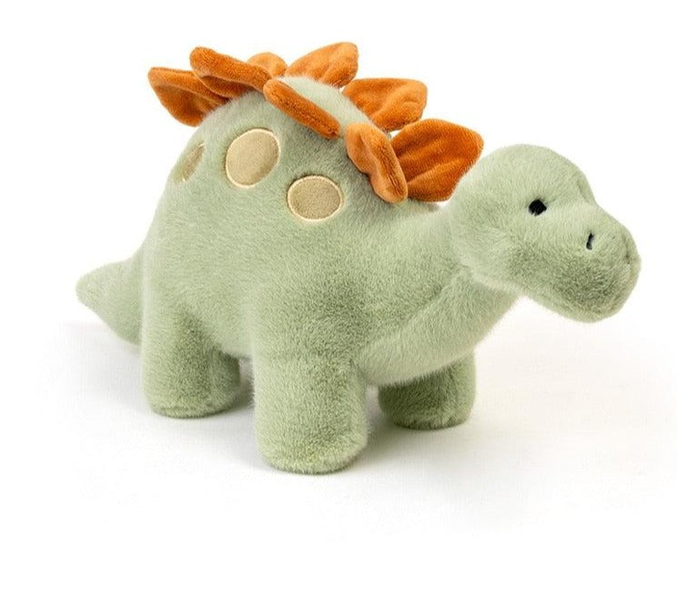 Green stegosaurus cuddly dinosaur 5
