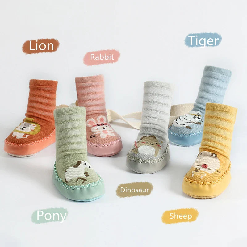 GripSocks™ – Non-slip Socks with Animal Print – Baby Socks Shoes 3