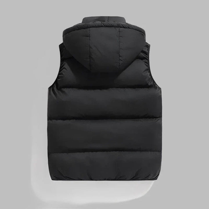 HUGO Hooded Vest | Men's Mid-Season Padded Jacket with Detachable Hood 3