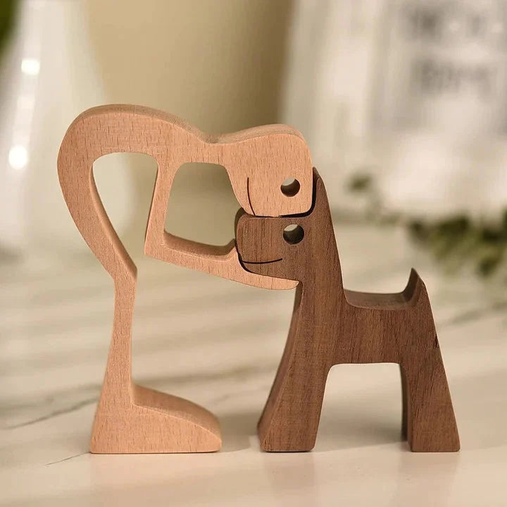 Hand-Carved Wooden Animal Figures – Eco-Friendly Home Decor and Unique Gift for Animal Lovers 0