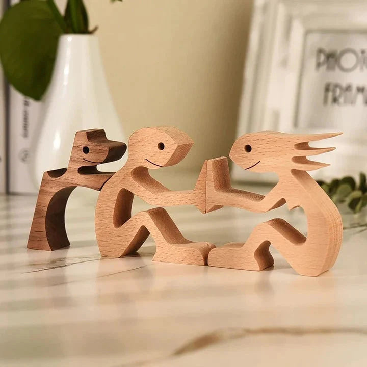 Hand-Carved Wooden Animal Figures – Eco-Friendly Home Decor and Unique Gift for Animal Lovers 16