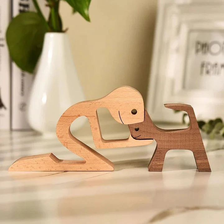 Hand-Carved Wooden Animal Figures – Eco-Friendly Home Decor and Unique Gift for Animal Lovers 2