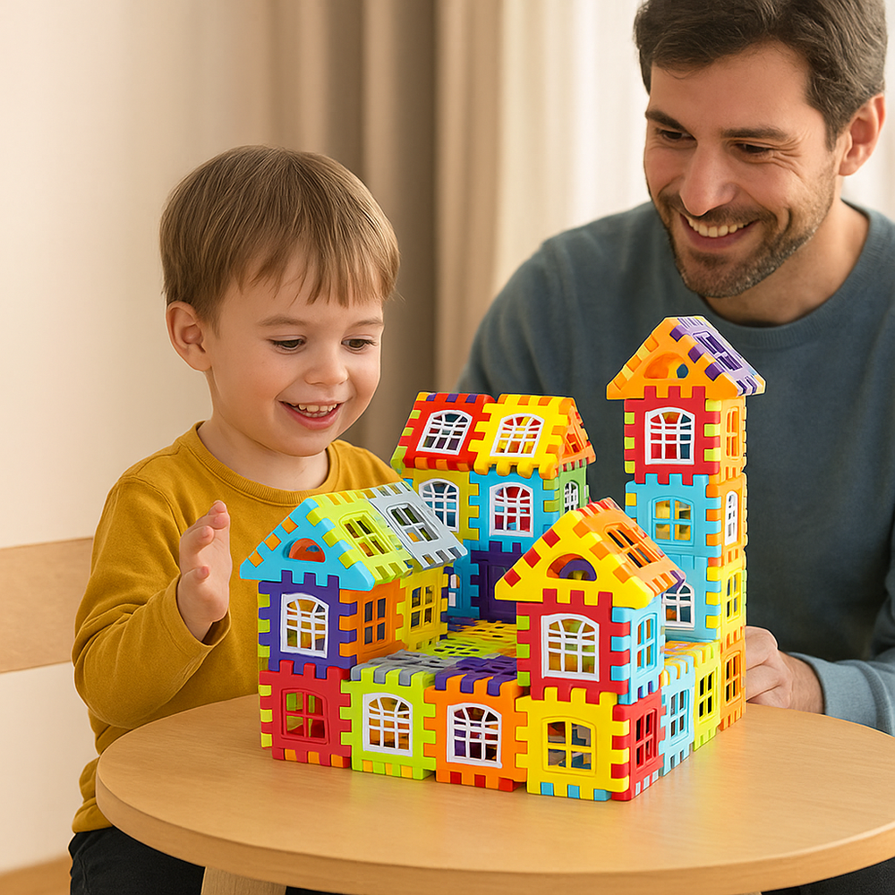 HappyHouses™ – Build, Laugh and Learn Together - Construction Toys 1