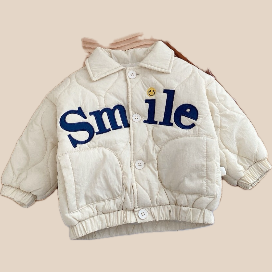 HappyHug™ – Warm Jacket with Smile Detail – Unisex Children's Jacket 1