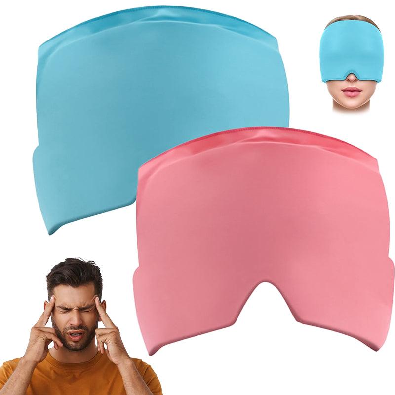 Headache and Migraine Relief Cap - Ice Mask or Hat for Migraines Tension Relief Dark and Cool Cap 1