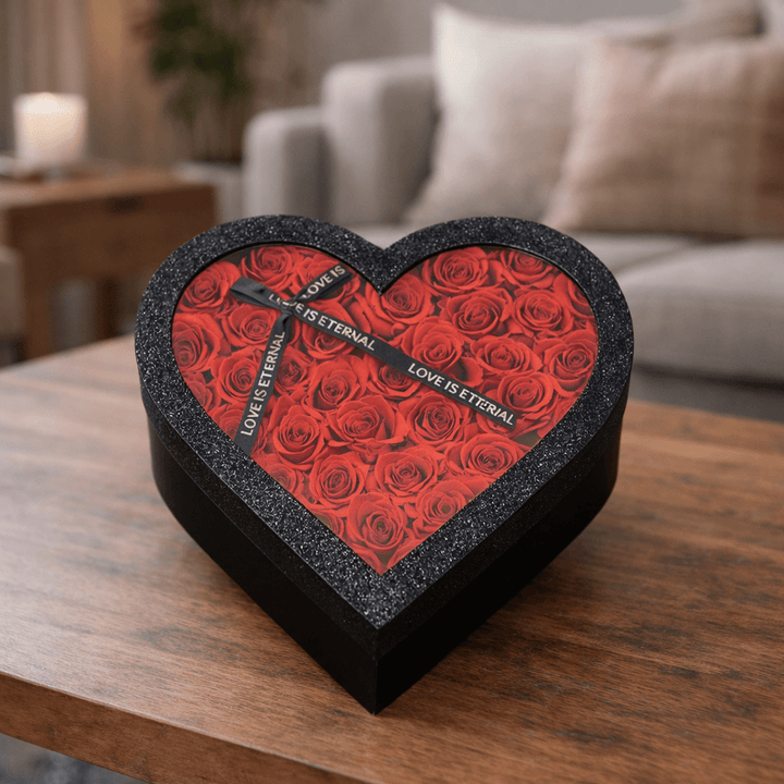 HeartFusion | Elegant Romantic Heart-Shaped Gift Presentation Box 0