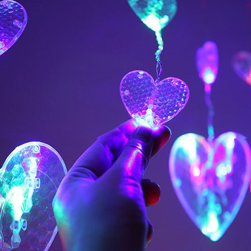 HeartGlow | Romantic Fairy String Lights with Heart-Shaped LED Design 8