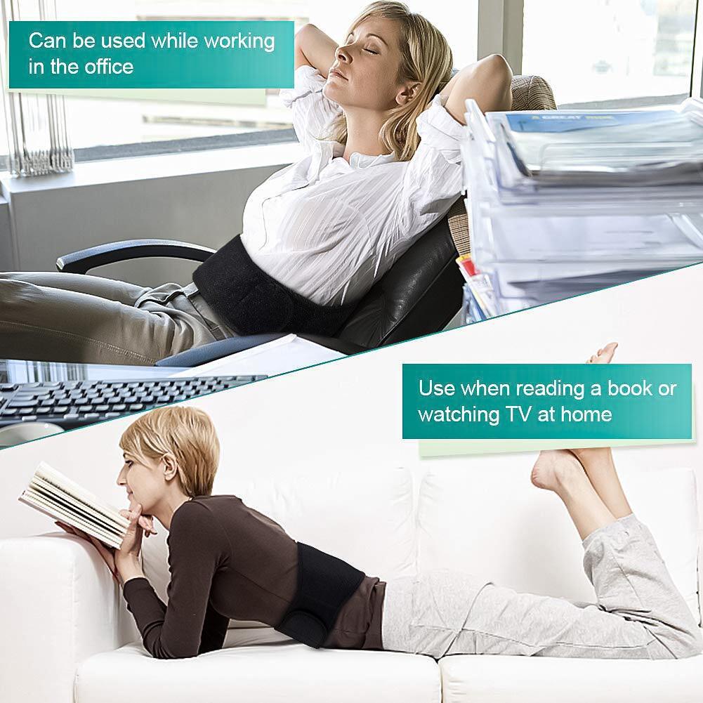 Heated Belts Back Pain - Back Heating Belt Heated Waist Belt USB Waist Heating Pad Belly Warmer Band 6
