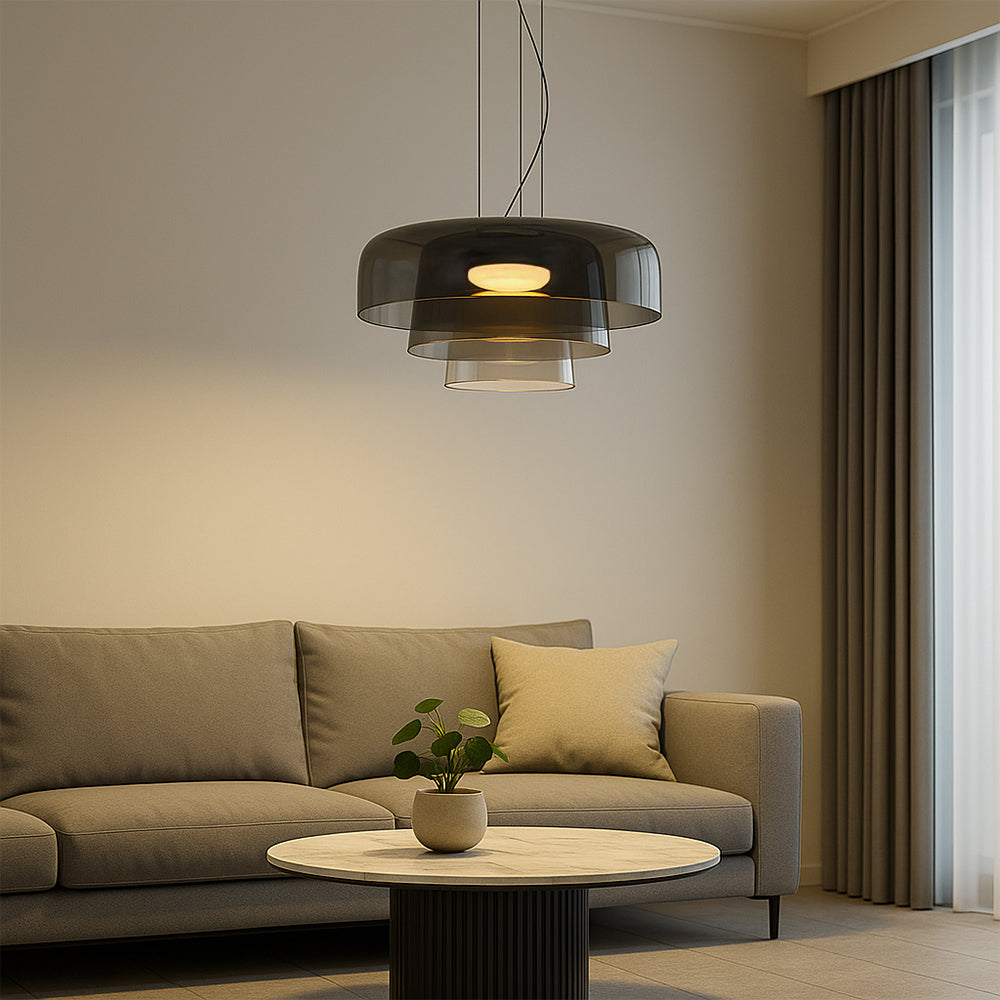 Helvyn | Minimalist Glass Pendant Light for Contemporary Interiors 3