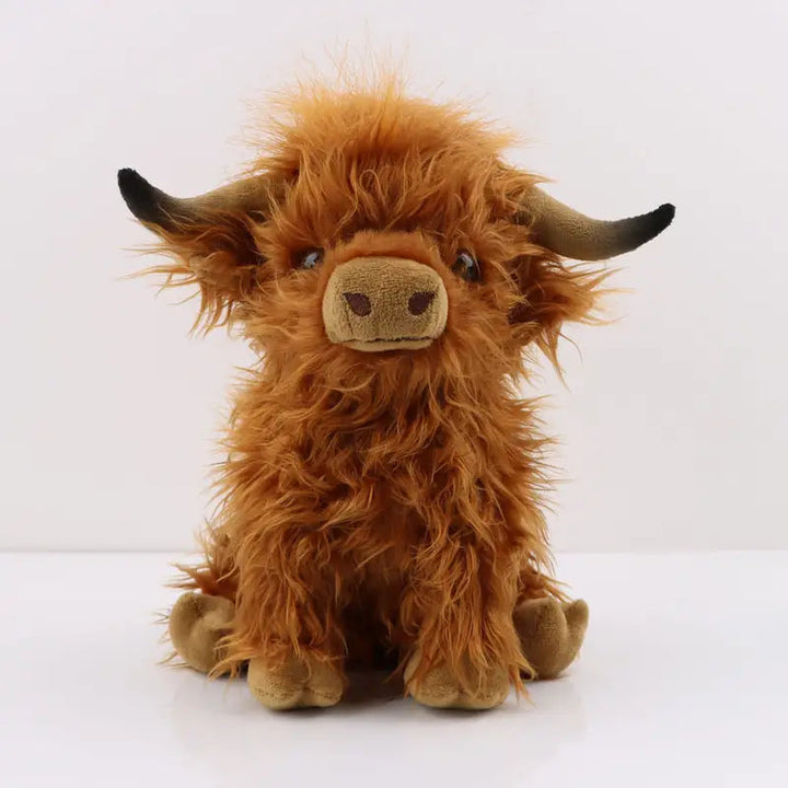 Highland Cow Stuffed Animal – Soft and Cuddly Plush Toy Comforter for All Ages, 25 cm 1