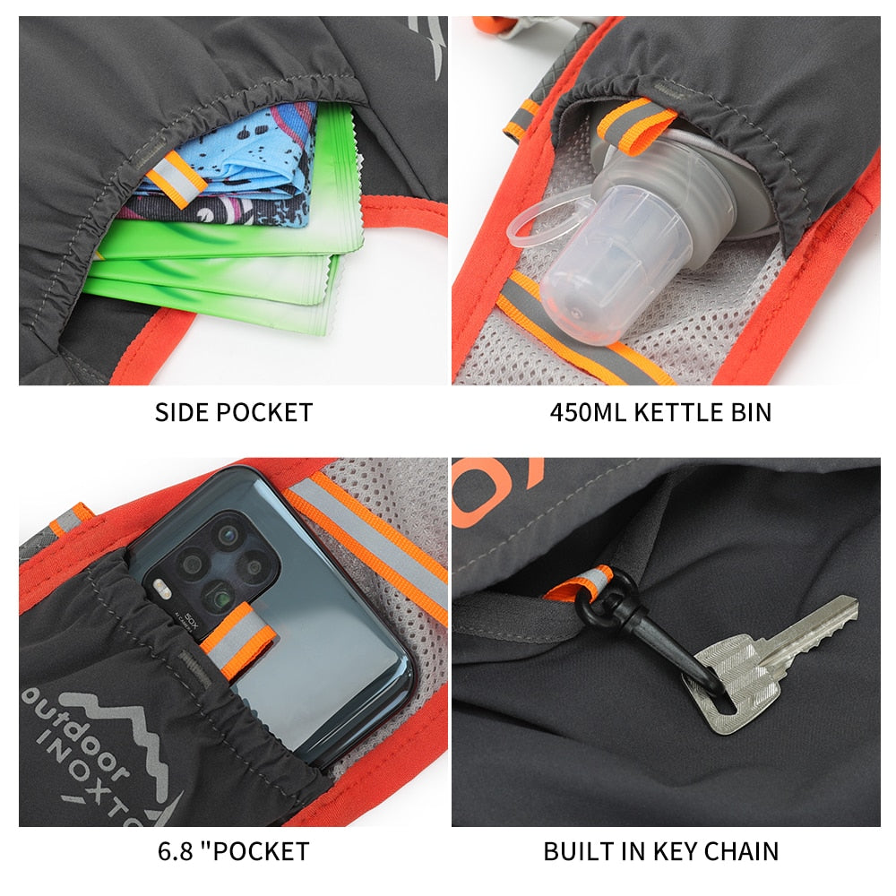 Hike Racer | Breathable Running Backpack with Ergonomic Design – Lightweight Vest for Outdoor Comfort 1