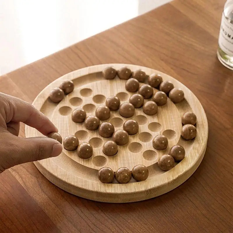Houten Bordspel Chess Connect - Compact Reisspel voor Beginners, Ideaal voor Strategisch Denken en Gezellige Familieactiviteiten 1