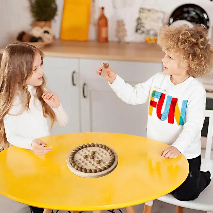 Houten Bordspel Chess Connect - Compact Reisspel voor Beginners, Ideaal voor Strategisch Denken en Gezellige Familieactiviteiten 2