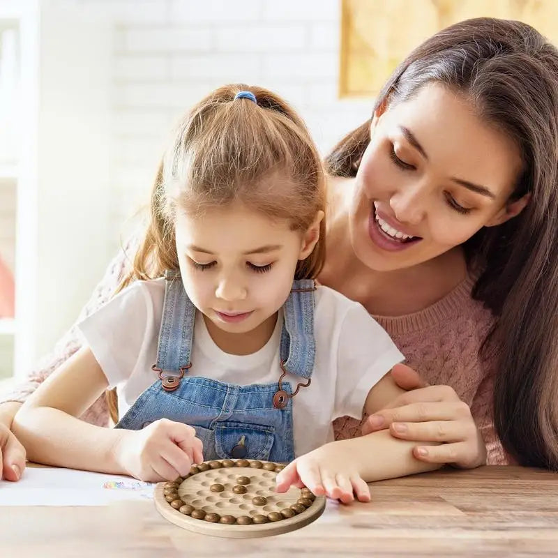 Houten Bordspel Chess Connect - Compact Reisspel voor Beginners, Ideaal voor Strategisch Denken en Gezellige Familieactiviteiten 3