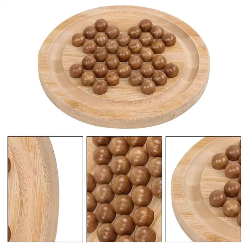 Houten Bordspel Chess Connect - Compact Reisspel voor Beginners, Ideaal voor Strategisch Denken en Gezellige Familieactiviteiten 4
