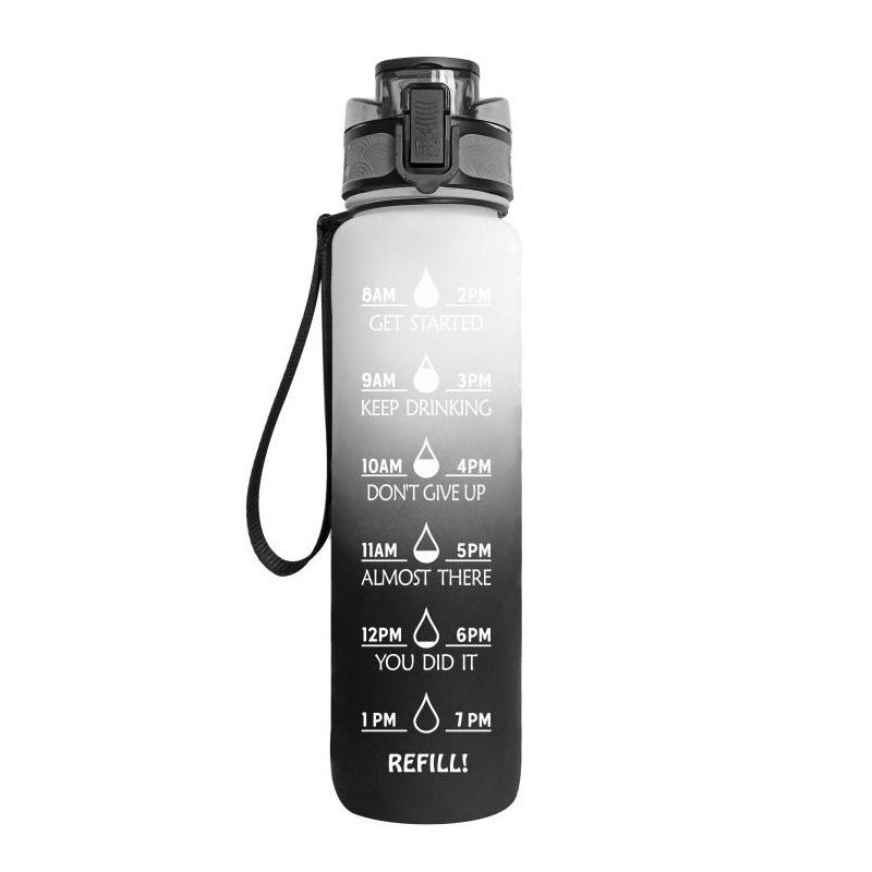 HydraTrack | Stylish Motivational 1L BPA-Free Water Bottle with Timeline 0