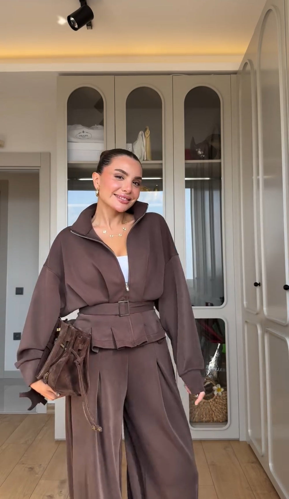 Ilary | Modern Two-Piece Coordinate Set with Zipped Sweatshirt – Stylish Comfort for Everyday Wear 1