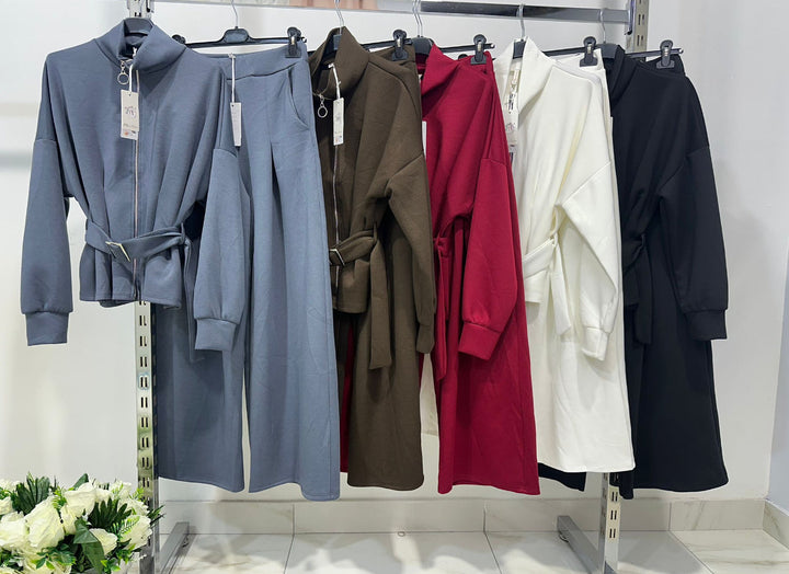 Ilary | Modern Two-Piece Coordinate Set with Zipped Sweatshirt – Stylish Comfort for Everyday Wear 4