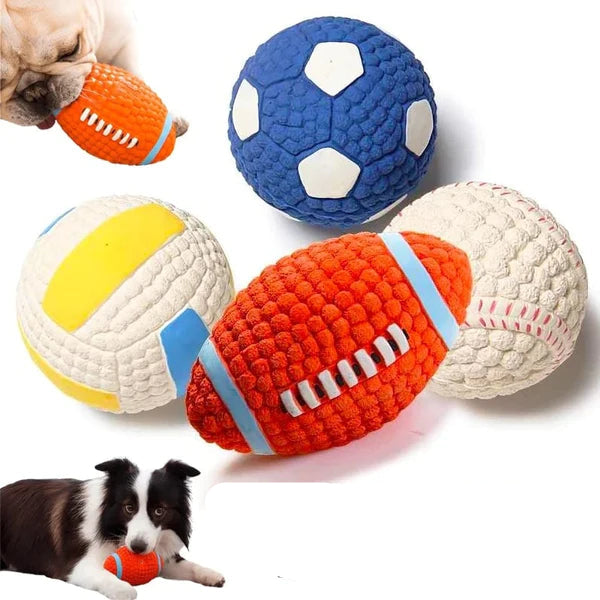Indestructible Dog Toy Chew Ball for Aggressive Chewers - Non-Toxic, High Bounce Dental Health Toy 2