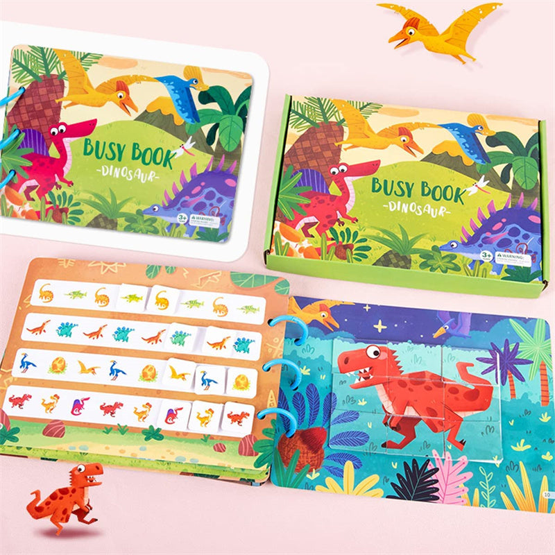 Interactief Boek voor Kinderen Dino's en Boerderijdieren Waterafstotend Karton 2