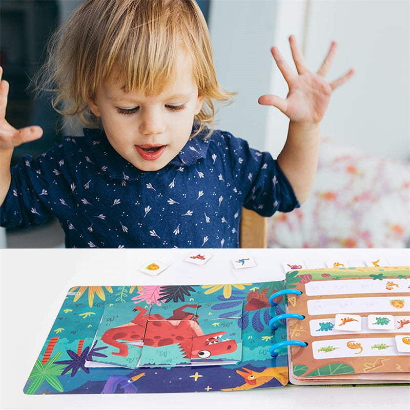 Interactief Boek voor Kinderen Dino's en Boerderijdieren Waterafstotend Karton 4
